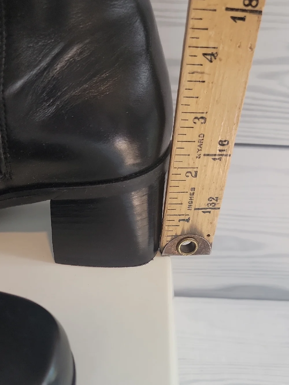 Naturalizer Auburn Hi Plus Knee-High Leather Boots - Black Womens Size 7.5
